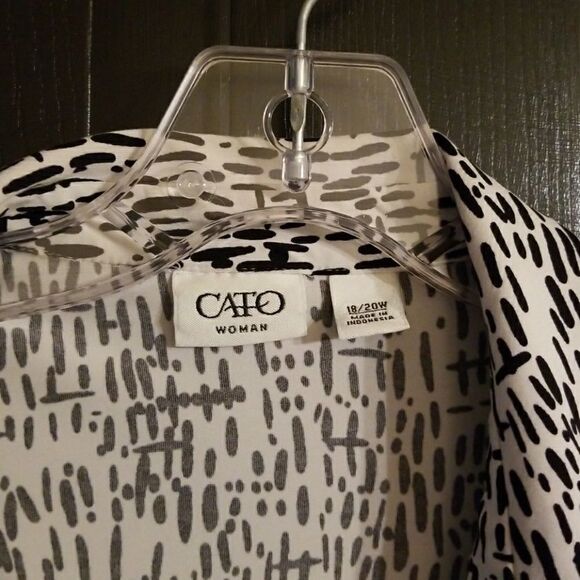 Cato ladies wrap dress shirt - Picture 3 of 5